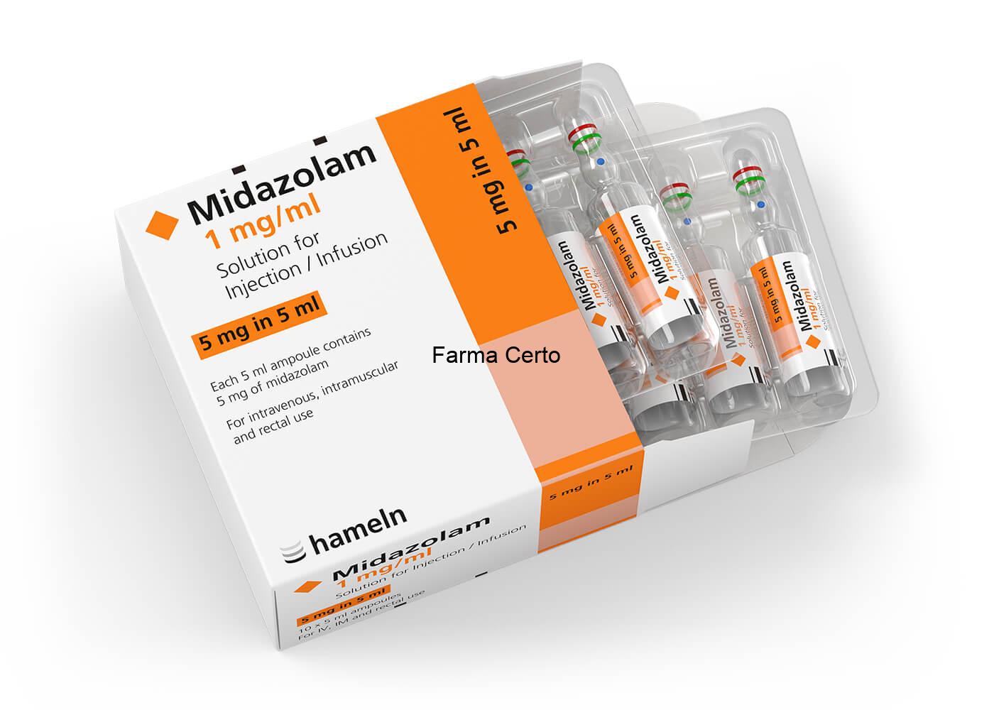 Midazolam 1mg:mL