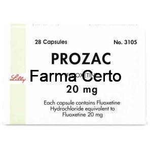 Prozac Cloridrato de Fluoxetina 20mg 30 cápsulas